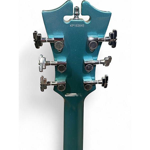 Used D'Angelico Premier Series Blue Solid Body Electric Guitar