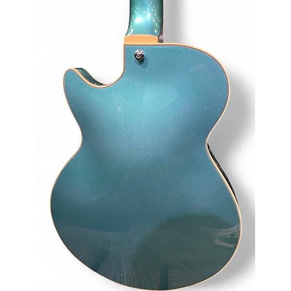 Used D'Angelico Premier Series Blue Solid Body Electric Guitar