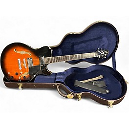 Used Samick Greg Bennett RL-2 Royale Brown Sunburst Hollow Body Electric Guitar