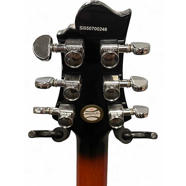 Used Samick Greg Bennett RL-2 Royale Brown Sunburst Hollow Body Electric Guitar