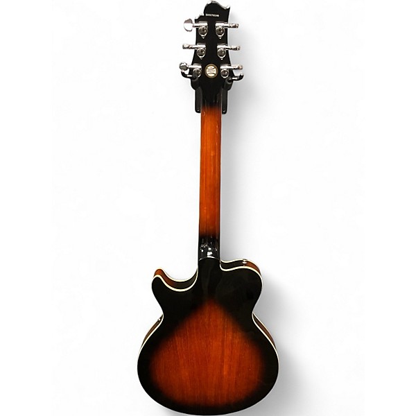 Used Samick Greg Bennett RL-2 Royale Brown Sunburst Hollow Body Electric Guitar