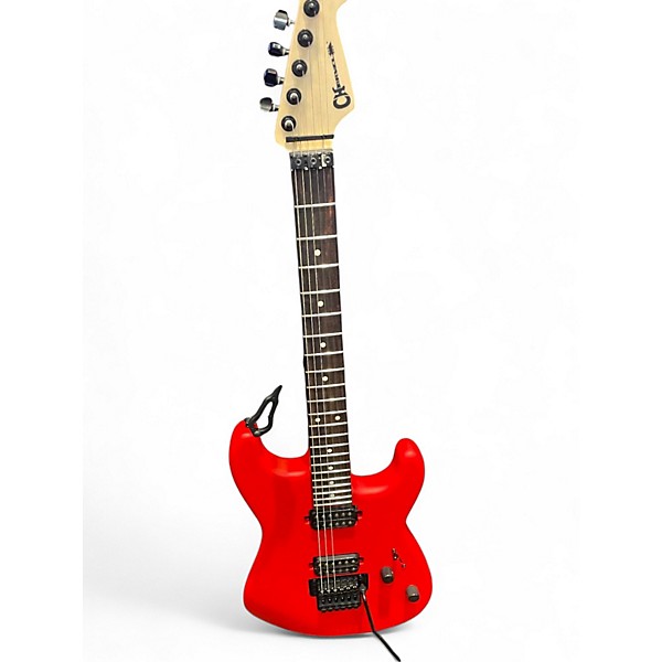 Used Charvel Pro Mod San Dimas HH HT Satin Red Solid Body Electric Guitar