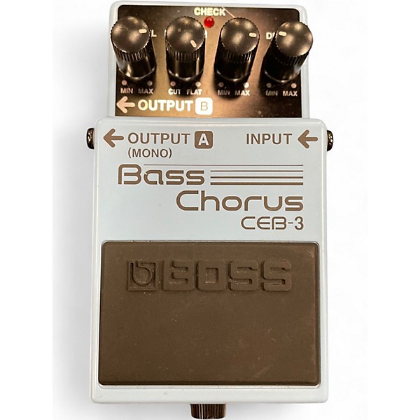 Used BOSS CEB3 Bass Chorus Bass Effect Pedal | Guitar Center