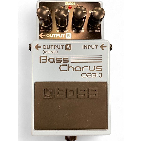 Used BOSS CEB3 Bass Chorus Bass Effect Pedal | Guitar Center