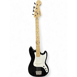 Used Squier Bronco Black Electric Bass Guitar