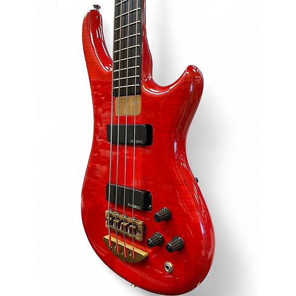 Used ALEMBIC 1991 Essence  Trans red Electric Bass Guitar