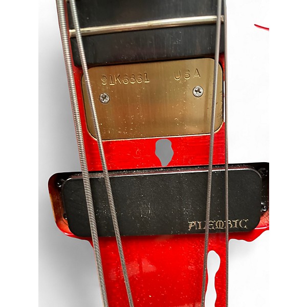 Used ALEMBIC 1991 Essence  Trans red Electric Bass Guitar