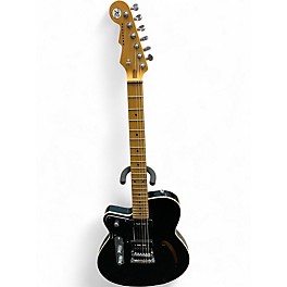 Used Reverend CLUB KING Black Hollow Body Electric Guitar