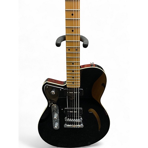 Used Reverend CLUB KING Black Hollow Body Electric Guitar