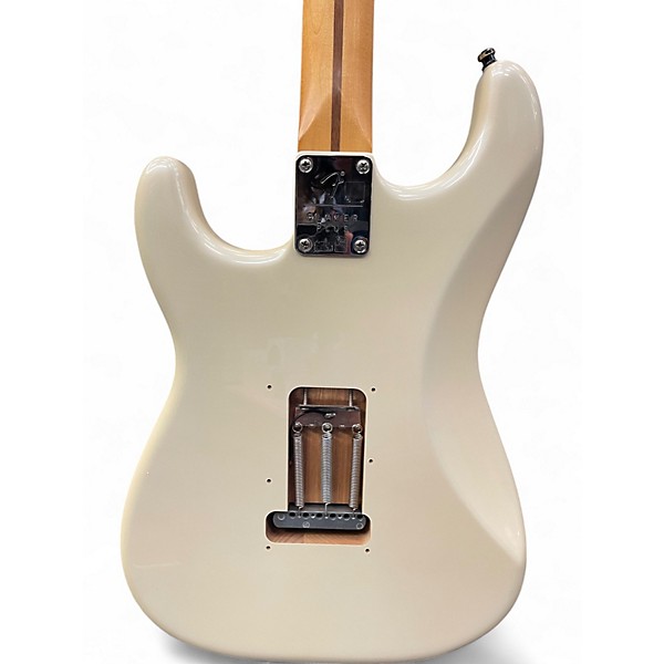 Used Fender Player Plus Stratocaster Olympic Pearl Solid Body Electric Guitar