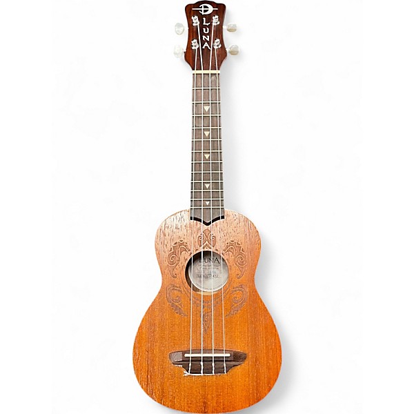 Used Luna HONU  Tribal Ukulele
