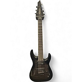 Used Jackson JS22-7 Dinky 7 String Black Solid Body Electric Guitar