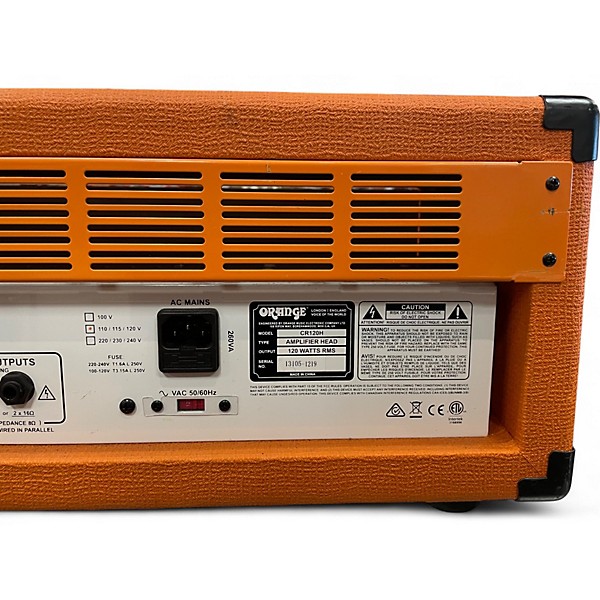 Used Orange Amplifiers CR120H Crush Pro 120W Solid State Guitar Amp Head