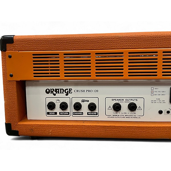 Used Orange Amplifiers CR120H Crush Pro 120W Solid State Guitar Amp Head