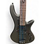 Used Schecter Guitar Research Stiletto Stealth 4-String Black Electric Bass Guitar