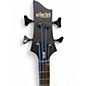 Used Schecter Guitar Research Stiletto Stealth 4-String Black Electric Bass Guitar