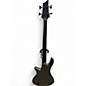 Used Schecter Guitar Research Stiletto Stealth 4-String Black Electric Bass Guitar