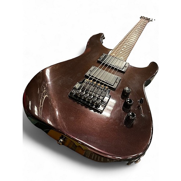Used 1980s Charvel Model 5 Black Cherry Solid Body Electric Guitar