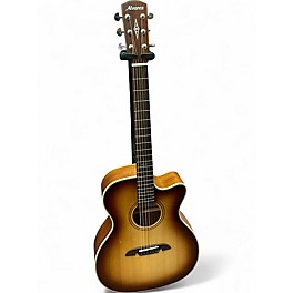 Used Alvarez AFH600CE 2 Tone Sunburst Acoustic Electric Guitar