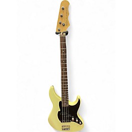 Used Fret-King PERCEPTION 4 Vintage White Electric Bass Guitar