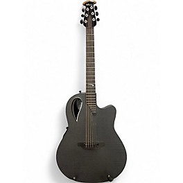 Used Ovation Adamas 2080 Black Acoustic Electric Guitar