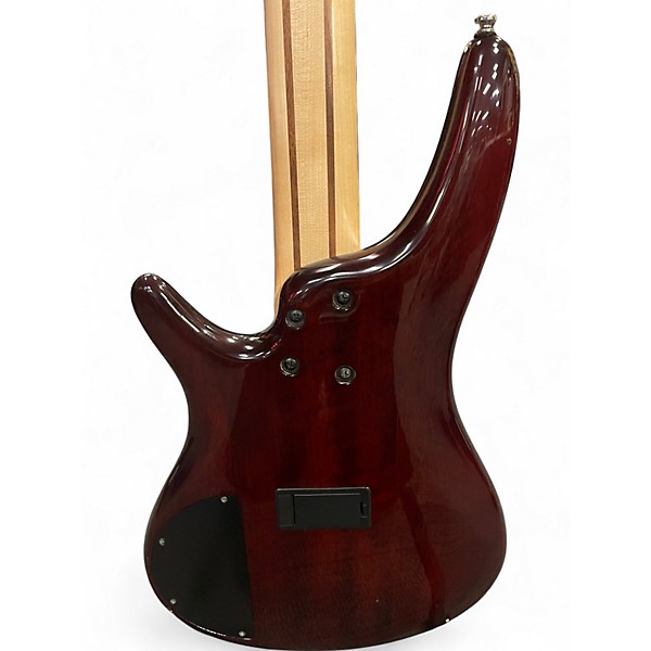 Used Ibanez SR405 5 String DRAGON EYE BURST Electric Bass Guitar