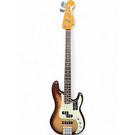 Used Fender American Ultra Precision Bass 2 Color Sunburst Electric Bass Guitar