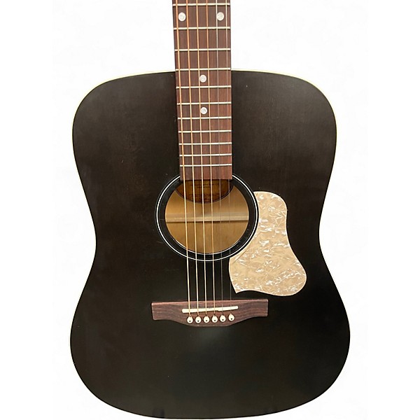 Used Art & Lutherie Americana QIT Faded Black Acoustic Electric Guitar