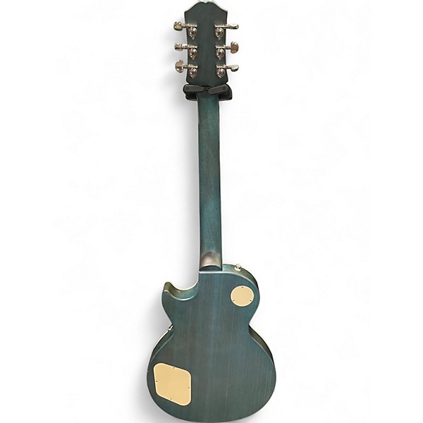 Used Epiphone Les Paul Traditional Pro IV Ocean Mist Solid