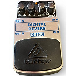 Used Behringer DR600 Digital Stereo Reverb Effect Pedal