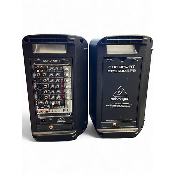 Used Behringer EUROPORT EPS500 MP3 Powered Speaker