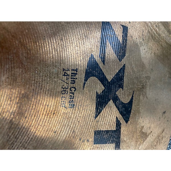 じゅんじゅん Used Zildjian 14in ZXT THIN CRASH Cymbal 33 | Guitar Center