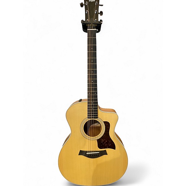 Used Taylor 214CE Deluxe Koa Natural Acoustic Electric Guitar