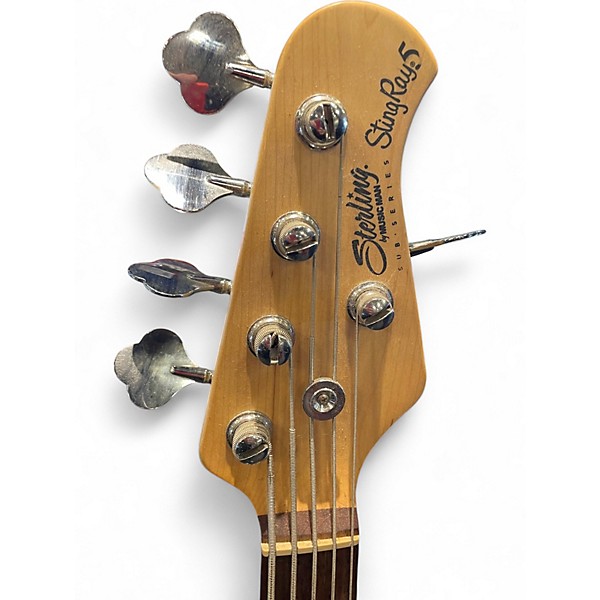 Used Sterling by Music Man STINGRAY 5 GREY Electric Bass Guitar
