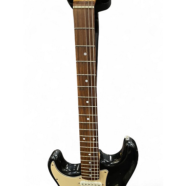 Used Johnson Double Cut black Solid Body Electric Guitar