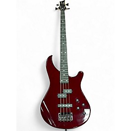 Used Mitchell MB200 BLOOD RED Electric Bass Guitar