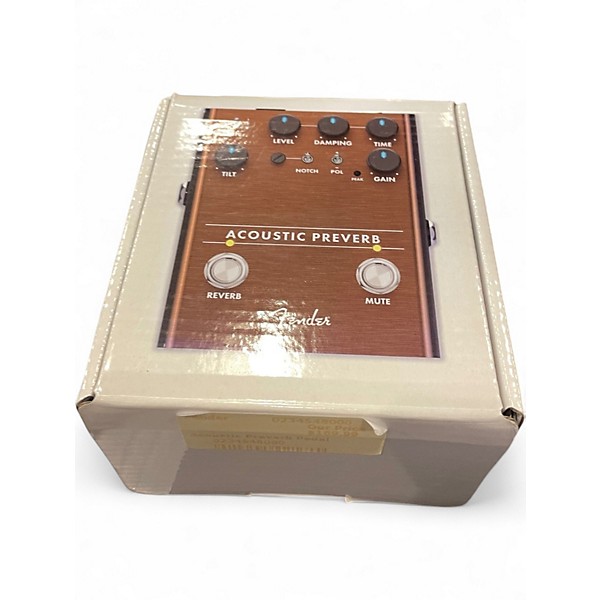 Used Fender ACOUSTIC PREVERB Effect Pedal