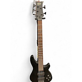 Used Schecter Guitar Research Damien 5 Black Electric Bass Guitar