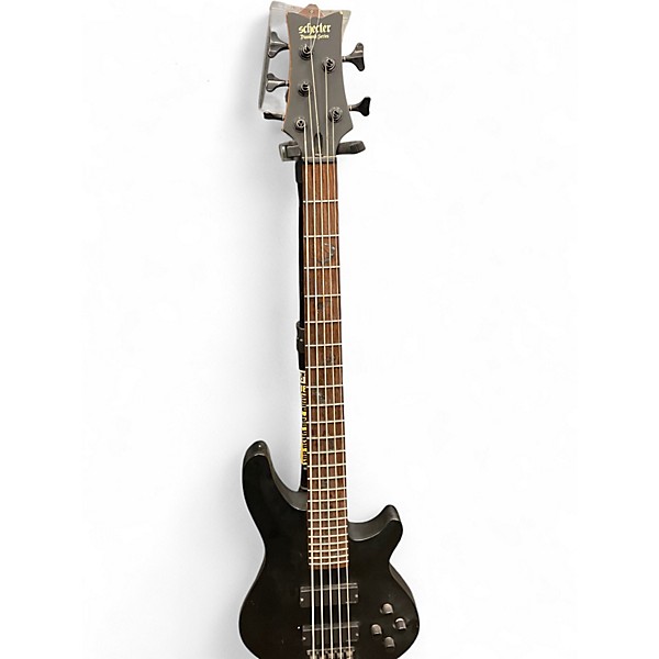 Used Schecter Guitar Research Damien 5 Black Electric Bass Guitar