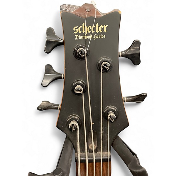 Used Schecter Guitar Research Damien 5 Black Electric Bass Guitar