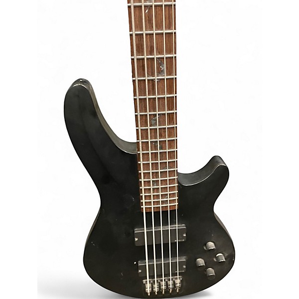 Used Schecter Guitar Research Damien 5 Black Electric Bass Guitar