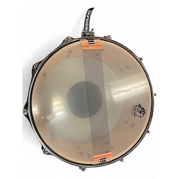 Used Pork Pie 14in BIRCH SNARE BLUE FADE DIP Drum