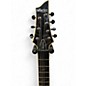 Used Schecter Guitar Research C7 Blackjack Black Solid Body Electric Guitar