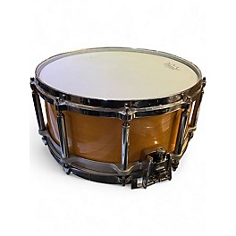Used Pearl 6.5X14 Free Floating Snare Natural Drum