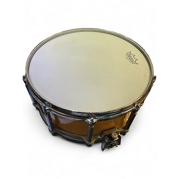 Used Pearl 6.5X14 Free Floating Snare Natural Drum