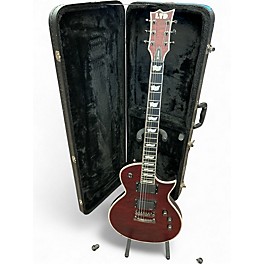 Used ESP LTD-EC401QM Cherry Sunburst Solid Body Electric Guitar