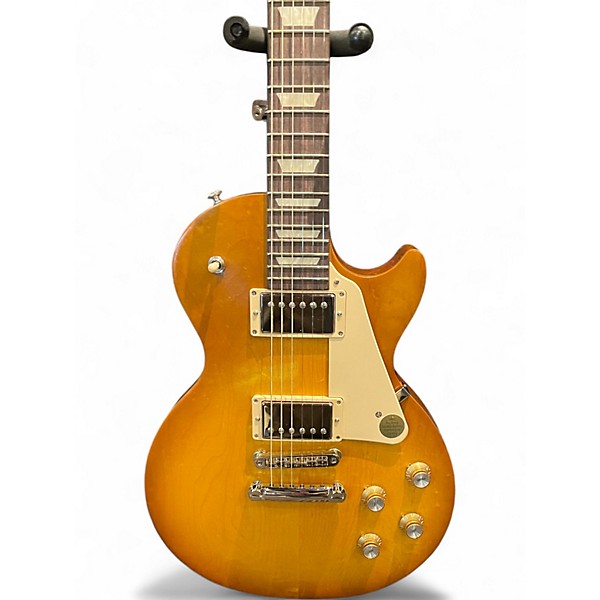 Used 2018 Gibson Les Paul Tribute Honey Burst Solid Body Electric Guitar