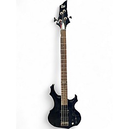Used ESP F104 Black Electric Bass Guitar
