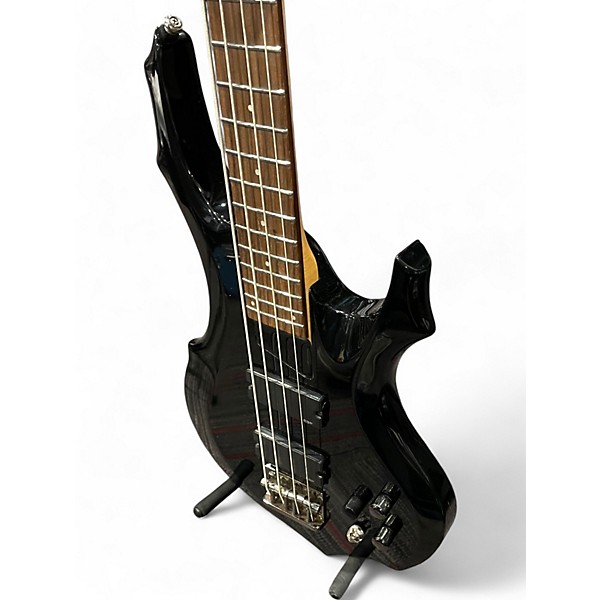 Used ESP F104 Black Electric Bass Guitar