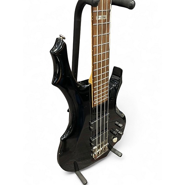 Used ESP F104 Black Electric Bass Guitar